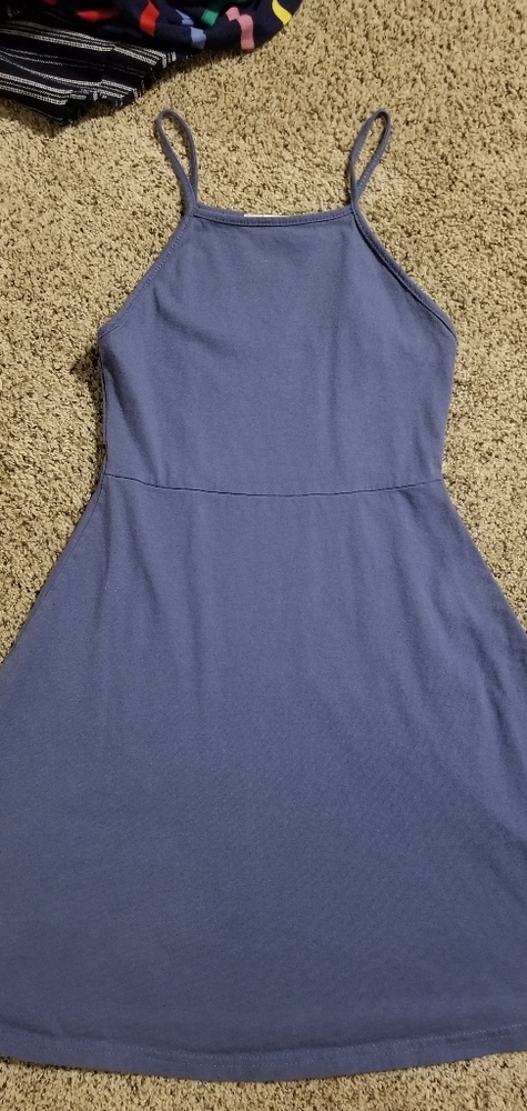 Copper Key Blue Halter Dress